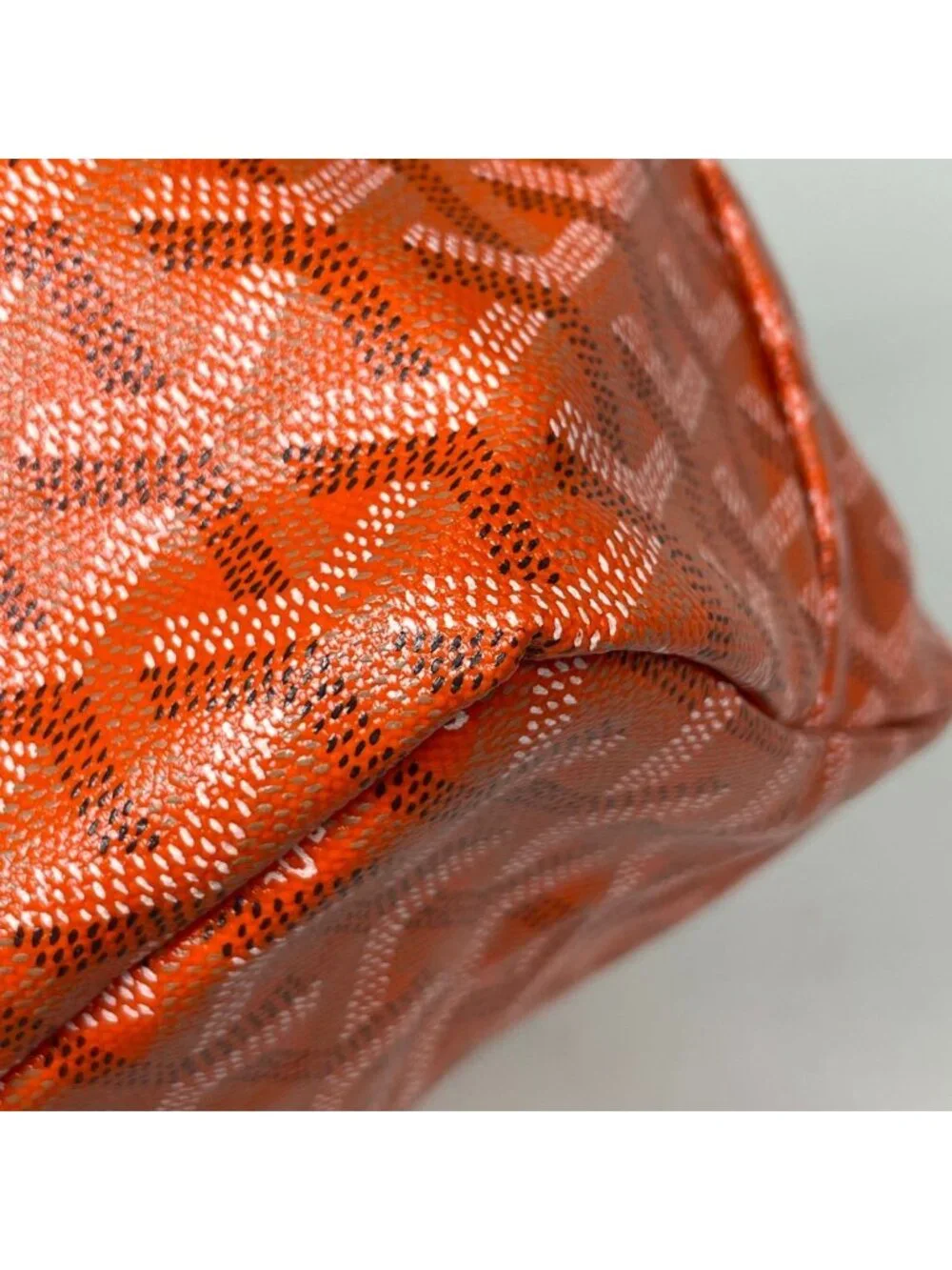 Goyard Saint Louis PM Tote Reversible All Over Pattern Orange